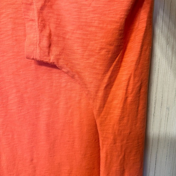 Jjill Orange peach Shirt Dress Size L Tall - Picture 6 of 6